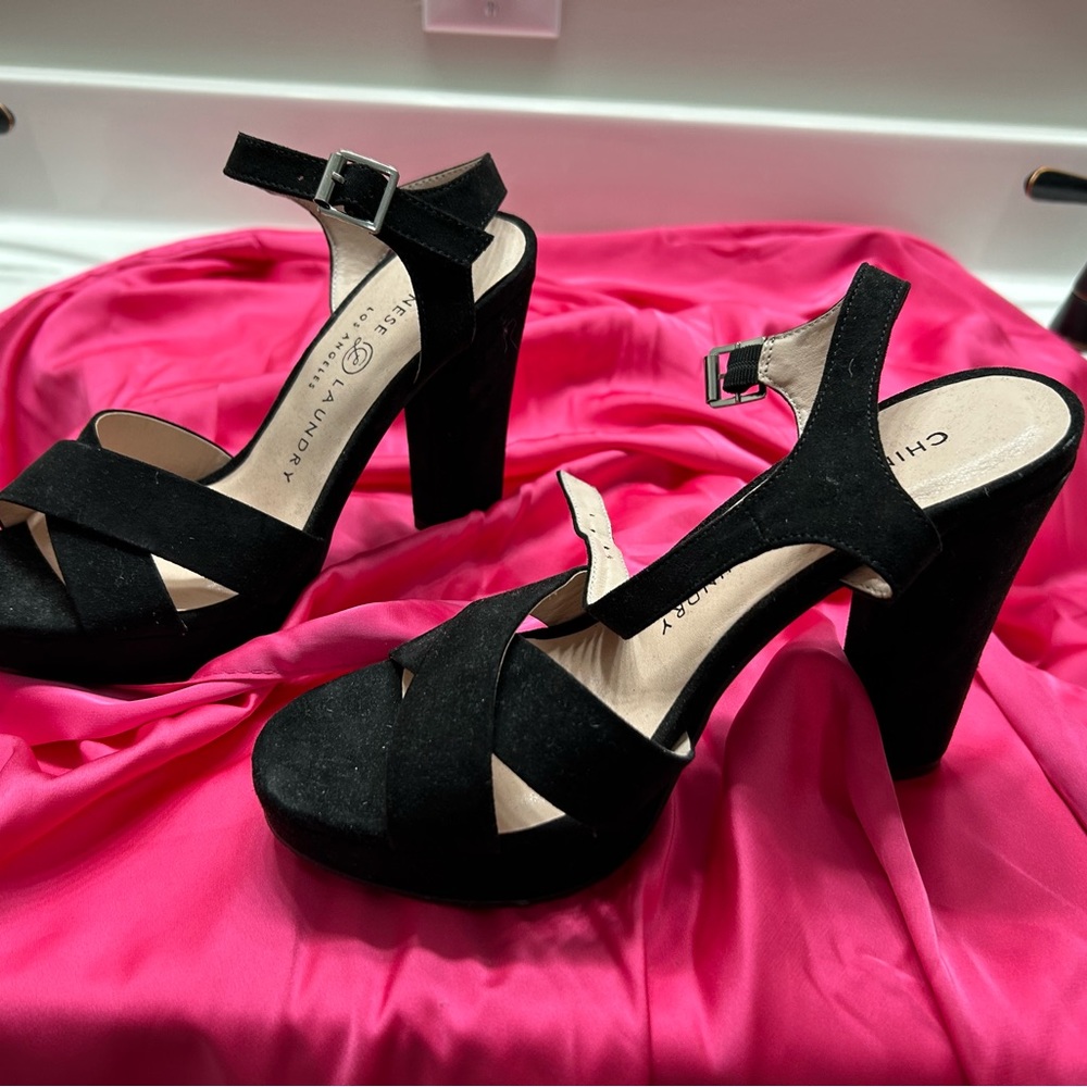 Black heels